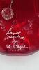 Fenton Mary Gregory Style Ruby Red Glass Bells & Fairy Lamp - 44