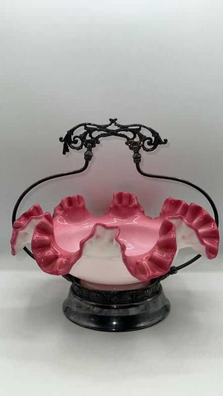 Antique Victorian Bride's Basket