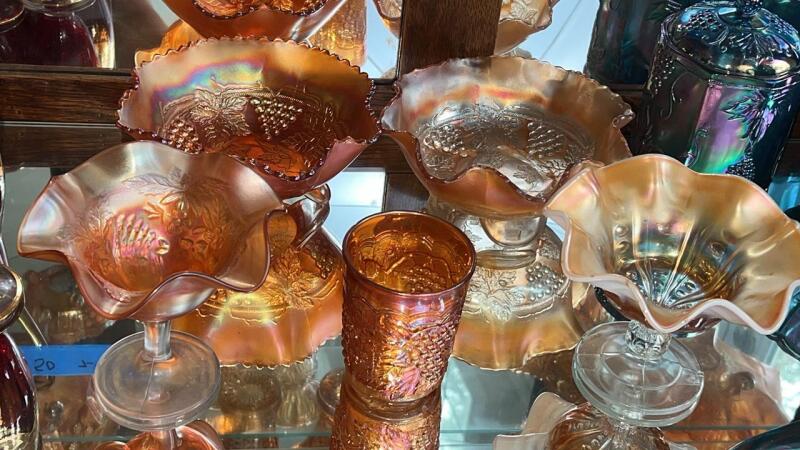 Marigold Carnival Glass