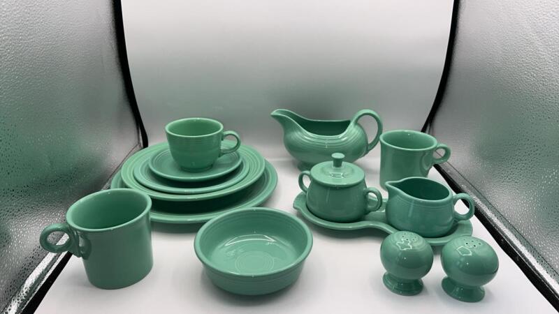Homer Laughlin China Co Seamist Green Fiesta Tableware