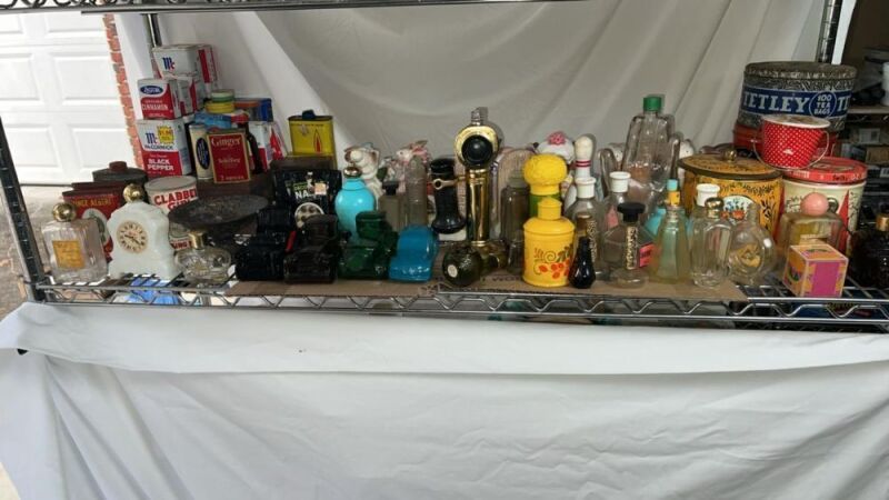 Vintage Avon Cologne & Aftershave Bottles w/ Figurines