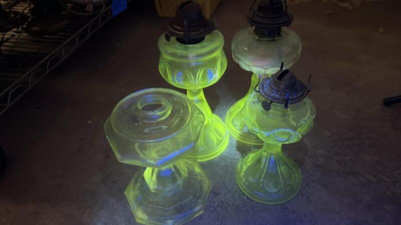 Radiant Clear Glass Oil Lamps