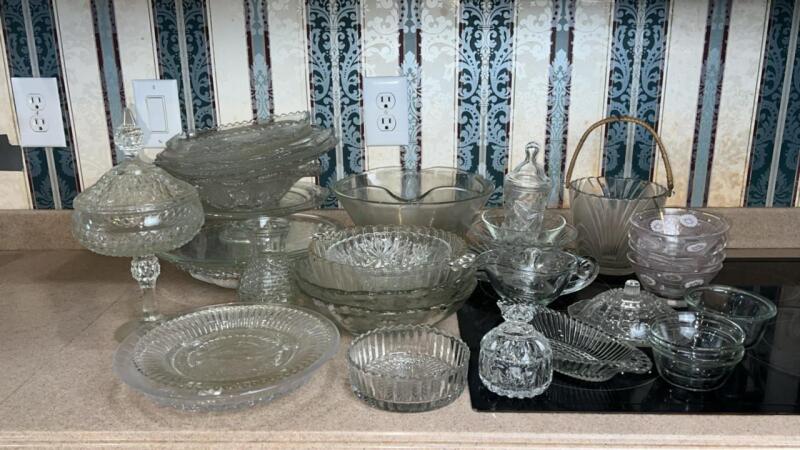 Clear Glassware Dishes
