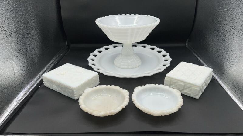 Milk Glass Dishes