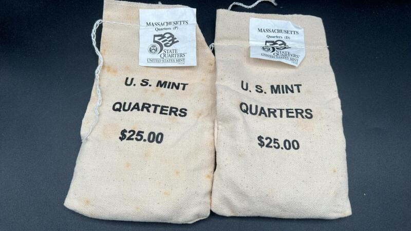 Massachusetts State U.S. Mint Quarters