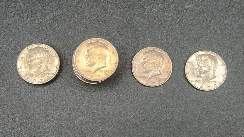 1972, 1973, 1974 & 1979 Half Dollars