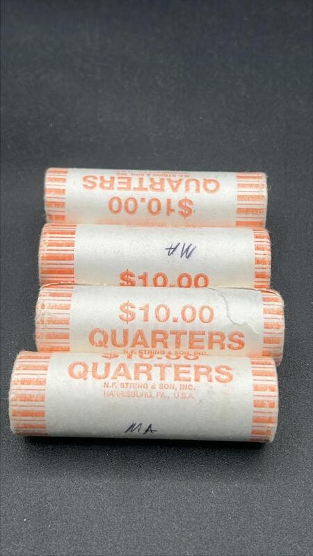 Massachusetts State Rolled Quarters