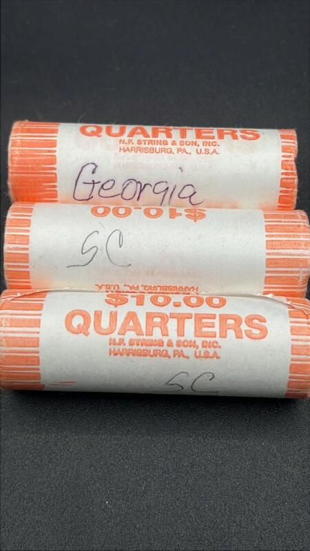 Georgia State Rolled Quarters