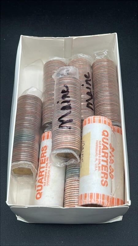 Maine State Rolled Quarters