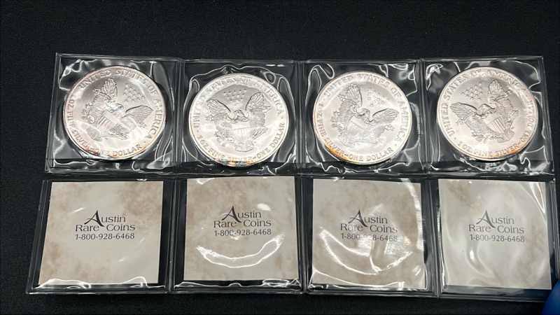 1999 American Eagle Silver Dollars