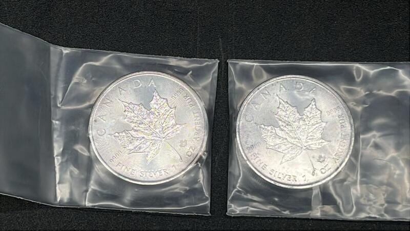 Canada Maple Leaf Silver Bullion Coins