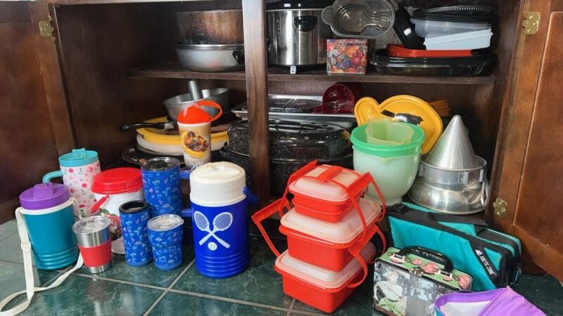 Tupperware, Silver Plated Platters, Vintage Sieve & More!