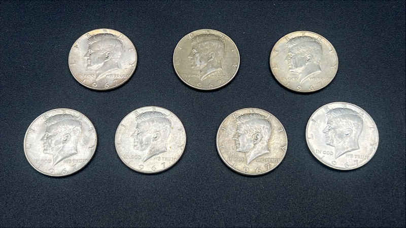 1967 Half Dollars