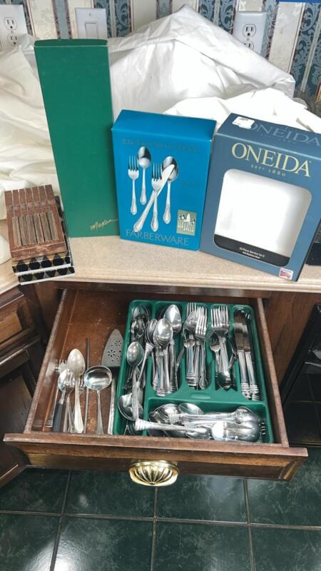 Stainless Steel Silverware & Knife Sets