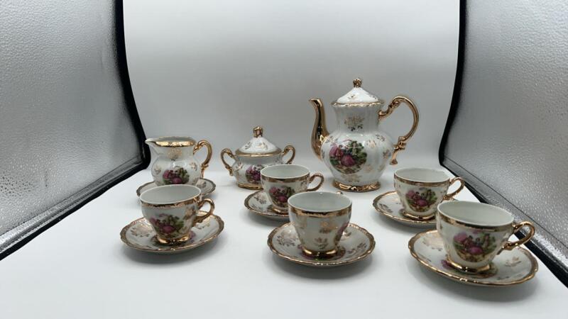 Vintage Courting Couple Mini Tea Set