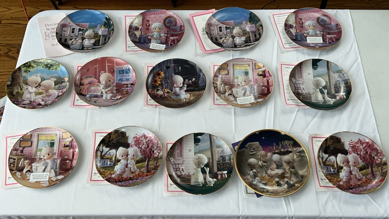 The Hamilton Collection Precious Moments Commemorative China Plates