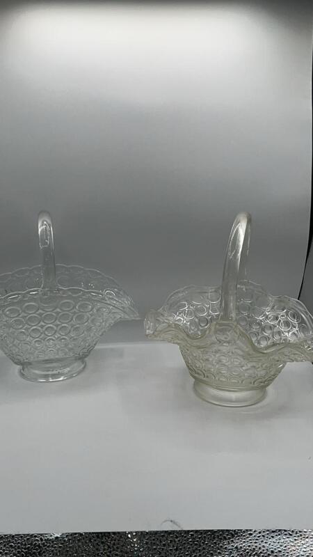 Clear LE Smith Crystal Baskets