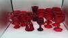 Fenton & AVON Ruby Red Glassware - 2