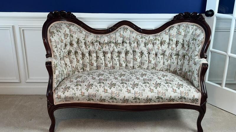 Antique Victorian Parlor Sofa