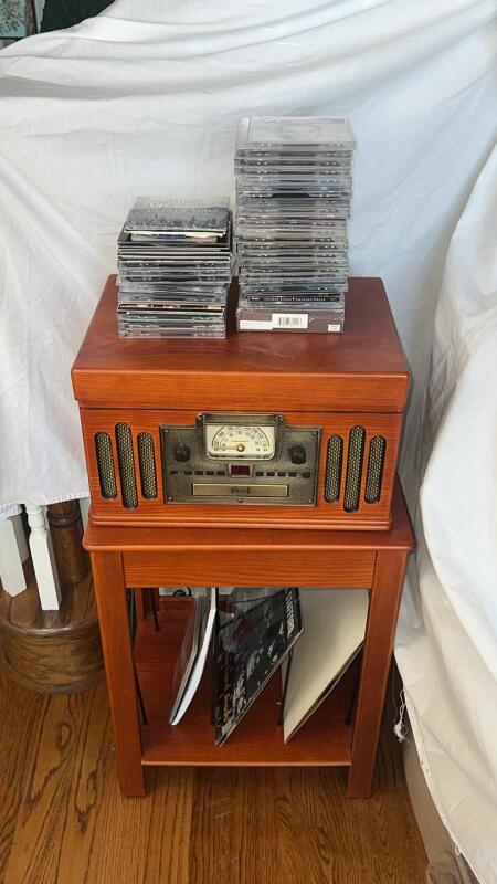 Crosley Musician 8-in-1 Record Player w/ CD&rsquo;s & Vinyl Records