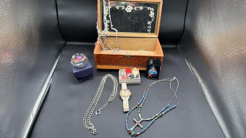 Jewelry and Wood Box