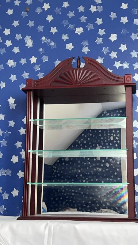 Vintage Wooden Trinket Shelf