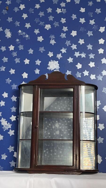 Vintage Trinket Curio Cabinet