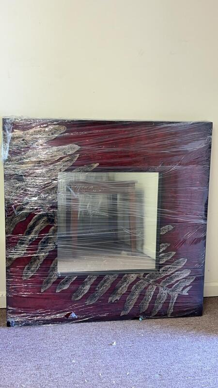 Silver Fern Decorative Hanging Mirror