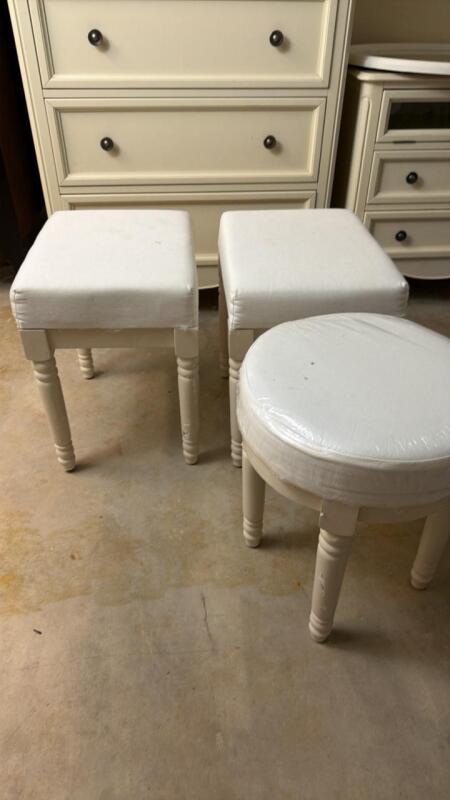 (3) Foot Stools