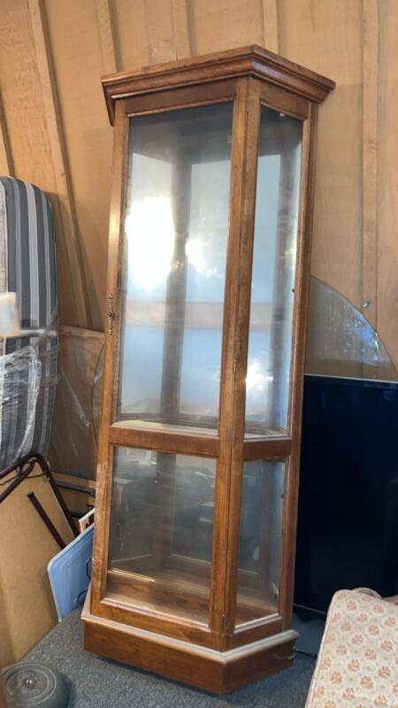 Mirrored Lighted China Cabinet