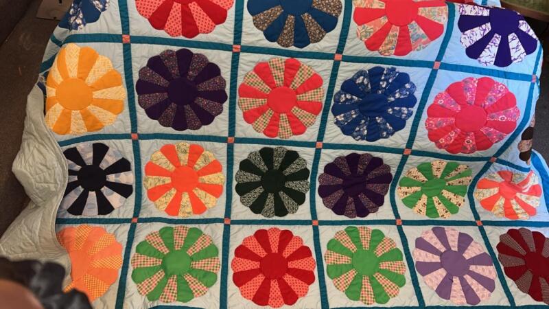 Dresden Plate Pattern Quilt