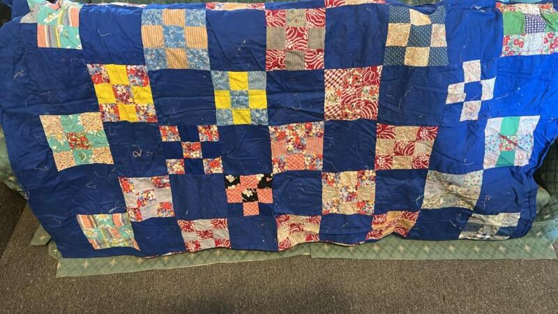 Nine-Patch Pattern Quilt