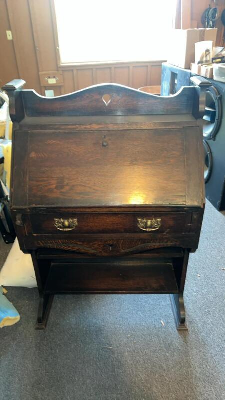 Antique Drop Front Secretary