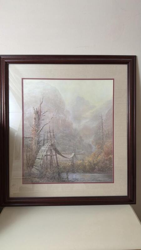Ben Hampton Signed Swinging Bridge