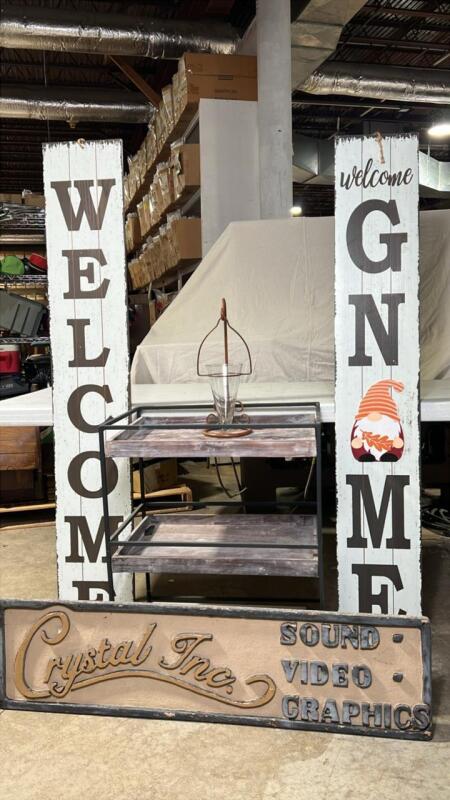Home Decor, Cart and Signs