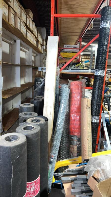 Rolls of Multi-Purpose Netting & Roofing Felt