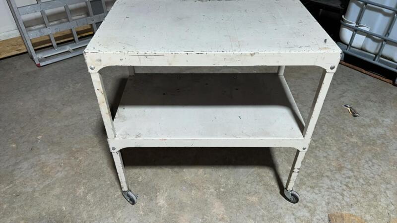 Rolling Metal Shop Cart