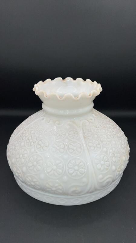 Vintage Milk Glass Lamp Shade