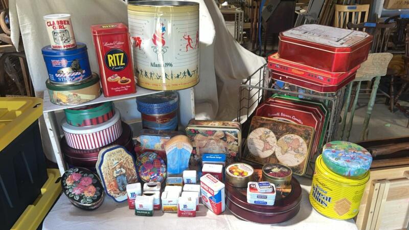 Vintage Tins & Crates