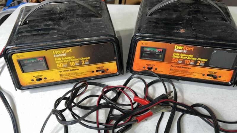 EverStart Fully Automatic Quick Start Battery Chargers (2)