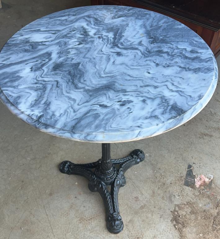 Marble Top Bistro Table