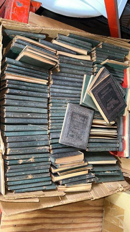 Vintage Little Leather Library Books