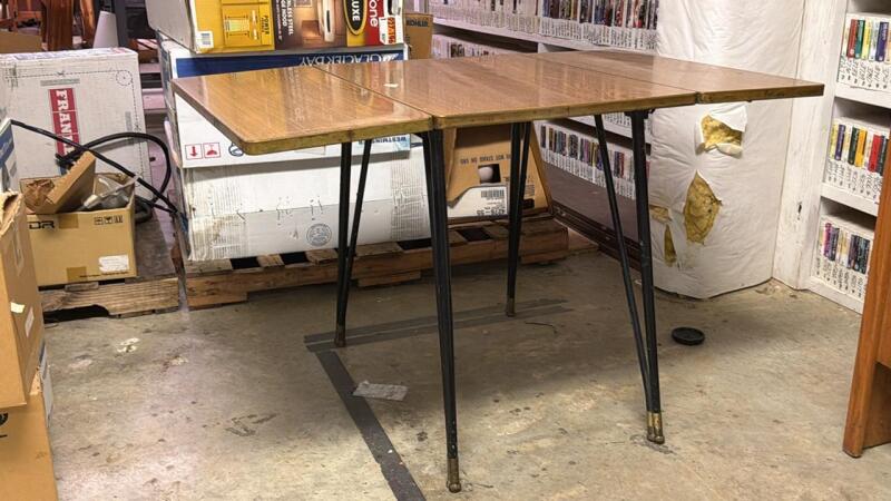 MCM Drop Leaf Table
