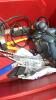 Husky Storage Container w/ Contents & PVC Ball Valves (2) - 23