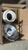 Husky Storage Container w/ Contents & PVC Ball Valves (2) - 30