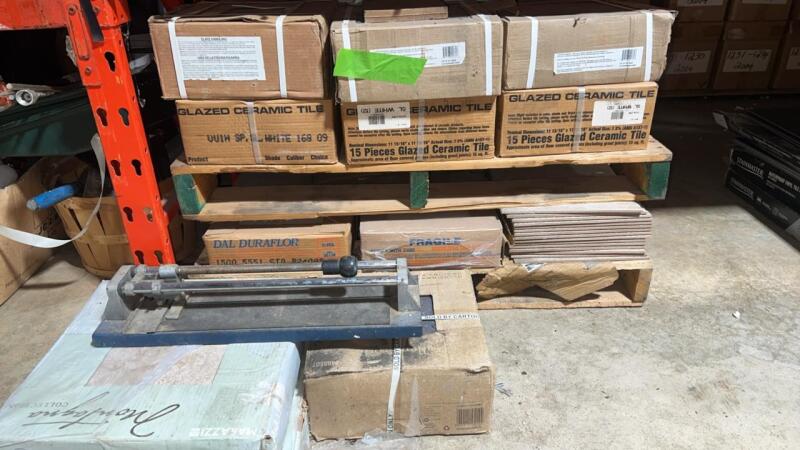 Tile Pallet & Manual Tile Cutter