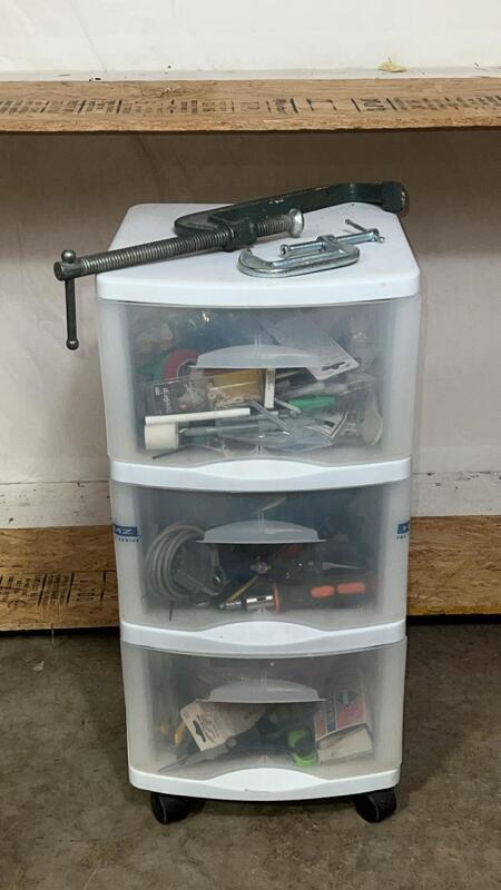 Tools & Rolling Plastic Storage Drawers