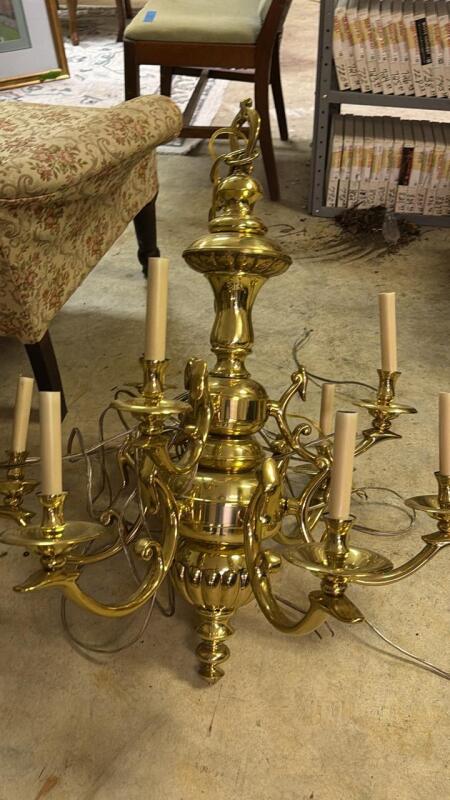 Brass Chandelier