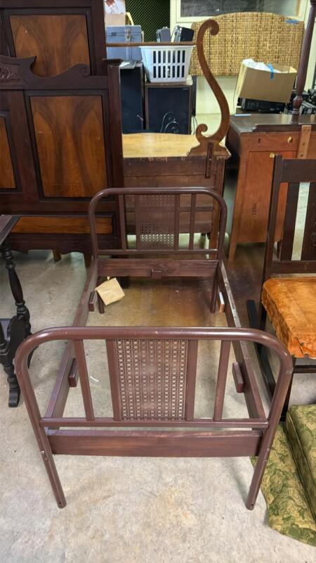 Vintage Metal Toddler Bed