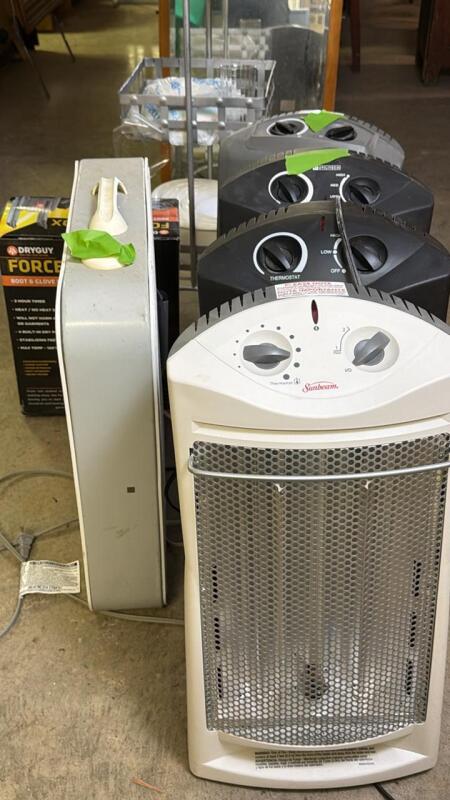Heaters, fan boot dryer